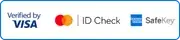 Selo de segurança Visa Secure, Mastercard ID Check e Safekey